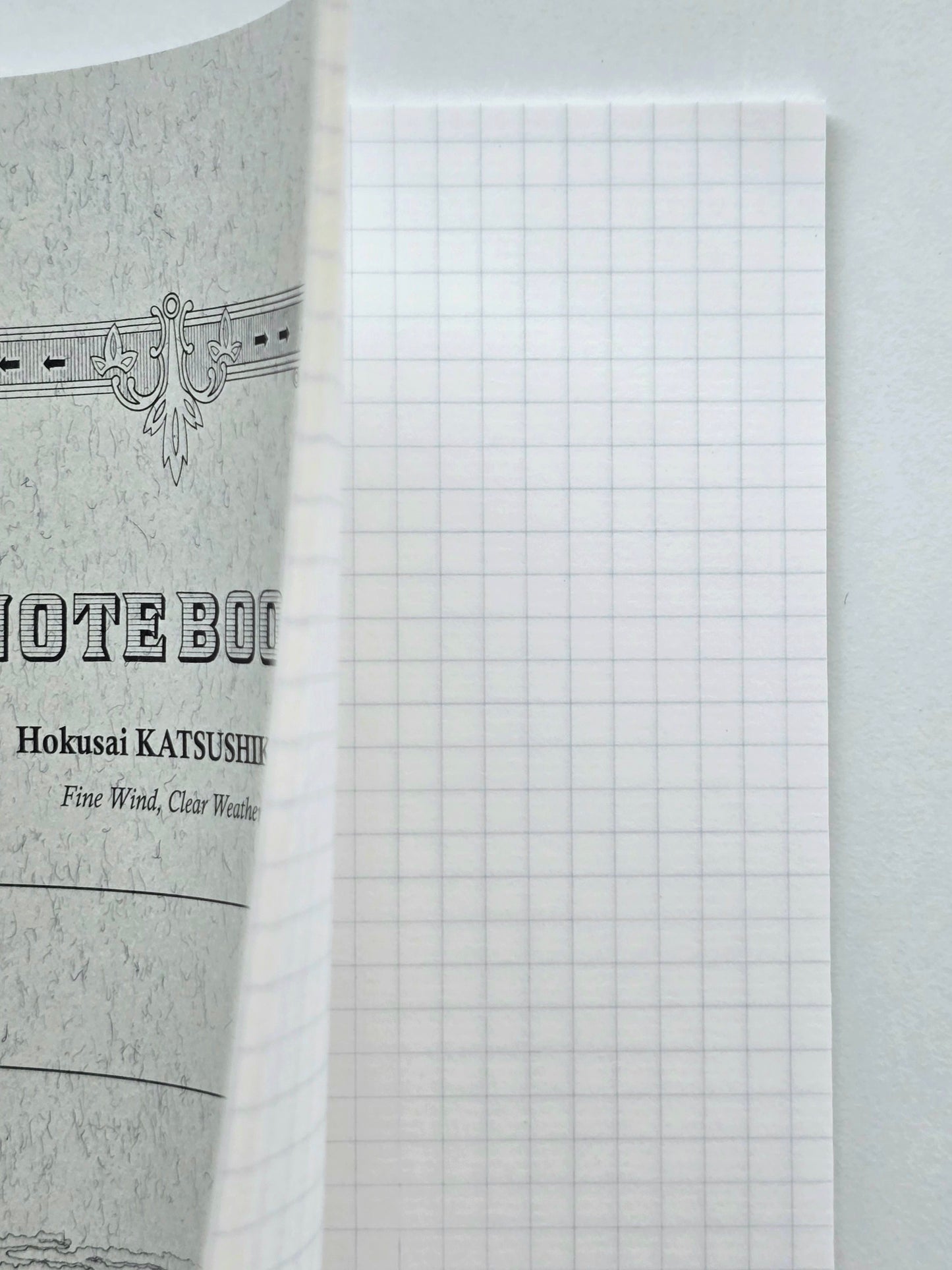 A5 Katsushika Hokusai Tsubame Notizbuch – „Roter Fuji“