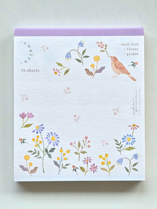 Awairo Gentle Garden Memo Pad