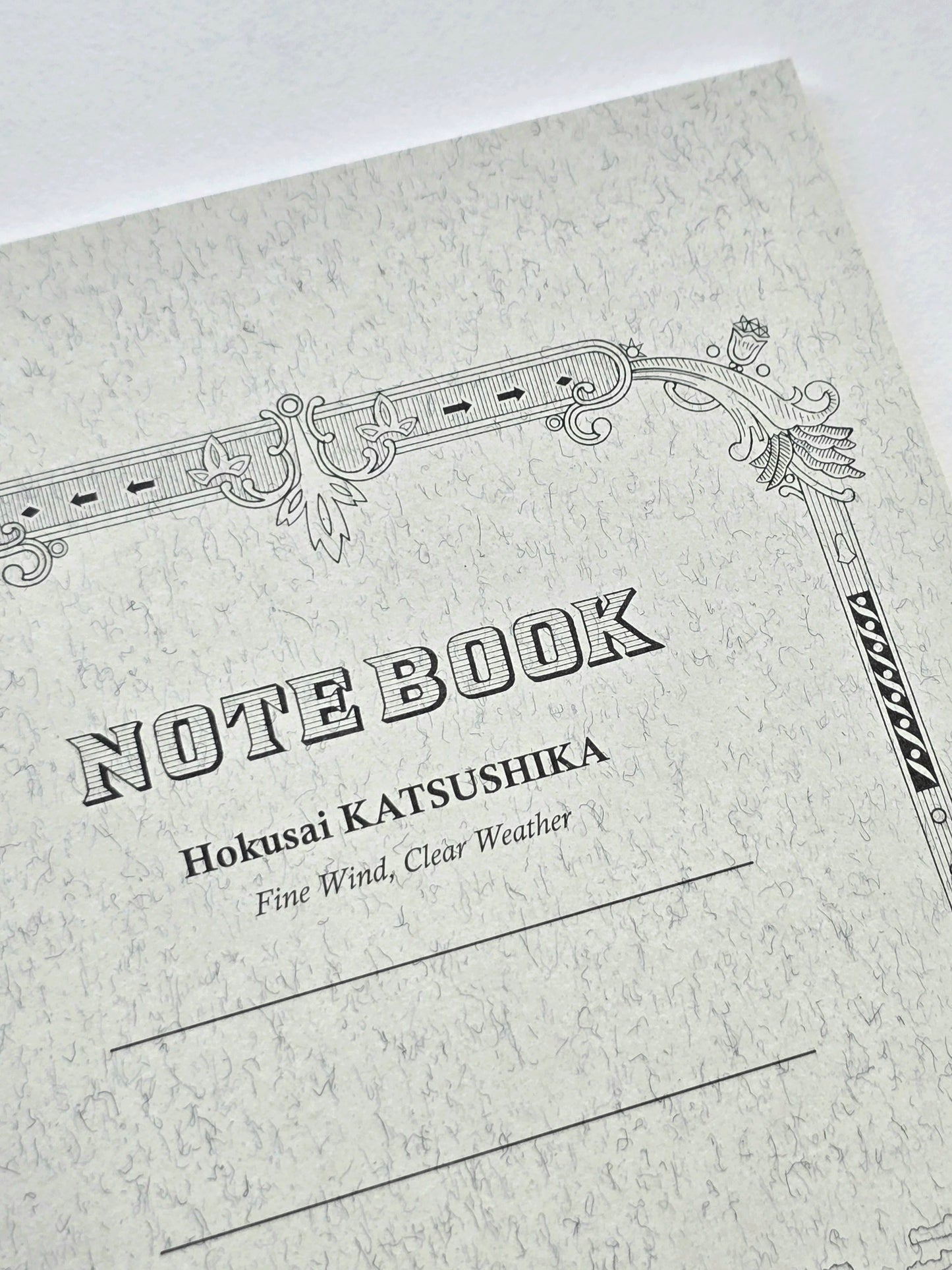 A5 Katsushika Hokusai Tsubame Notizbuch – „Roter Fuji“