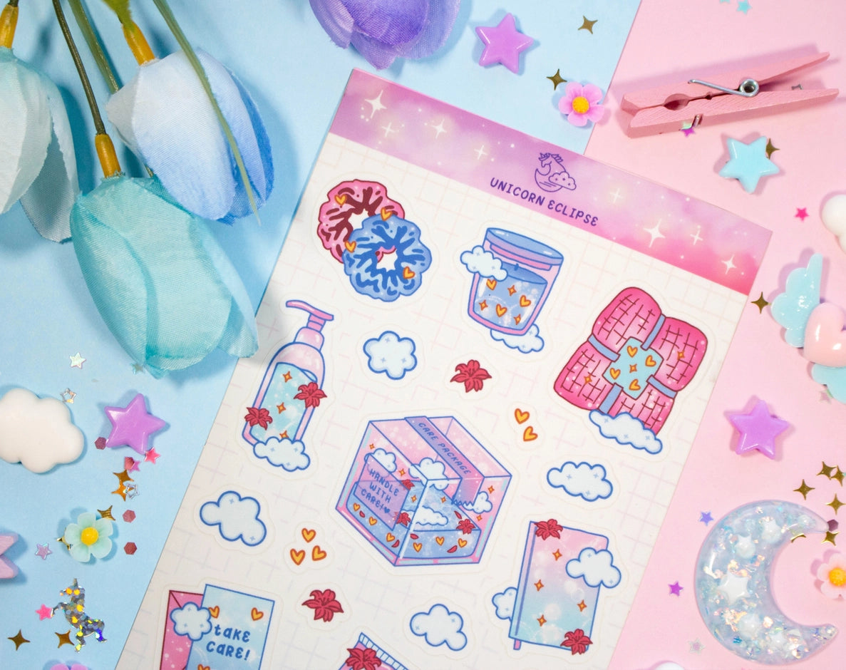 Care Package Sticker Sheet