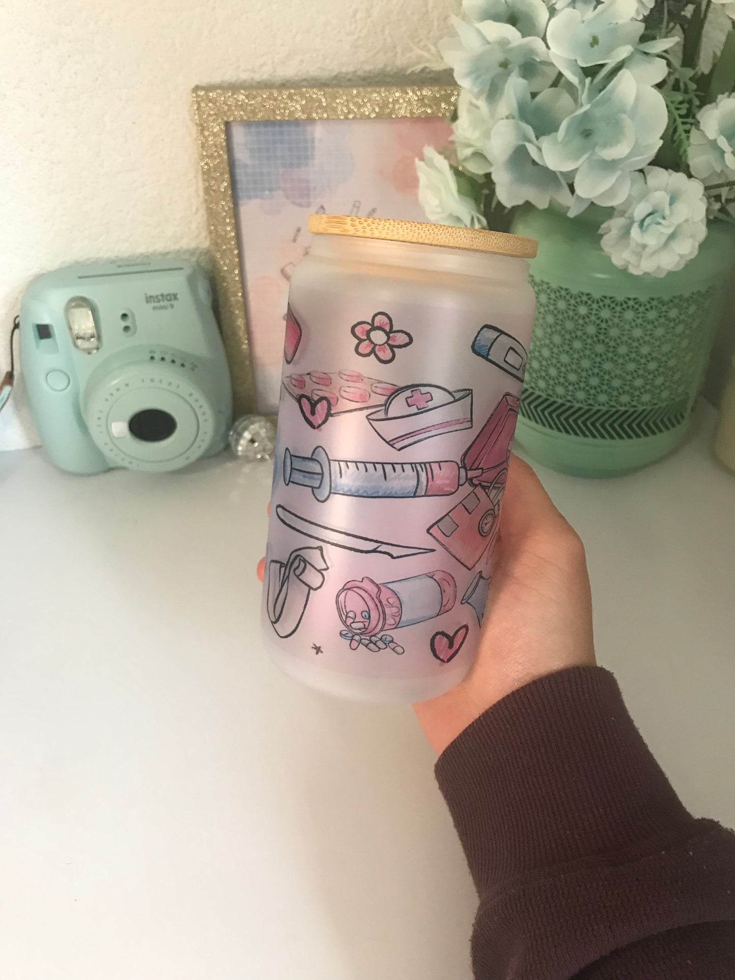 Tasse Verre Personnalisé – Design Sublimation