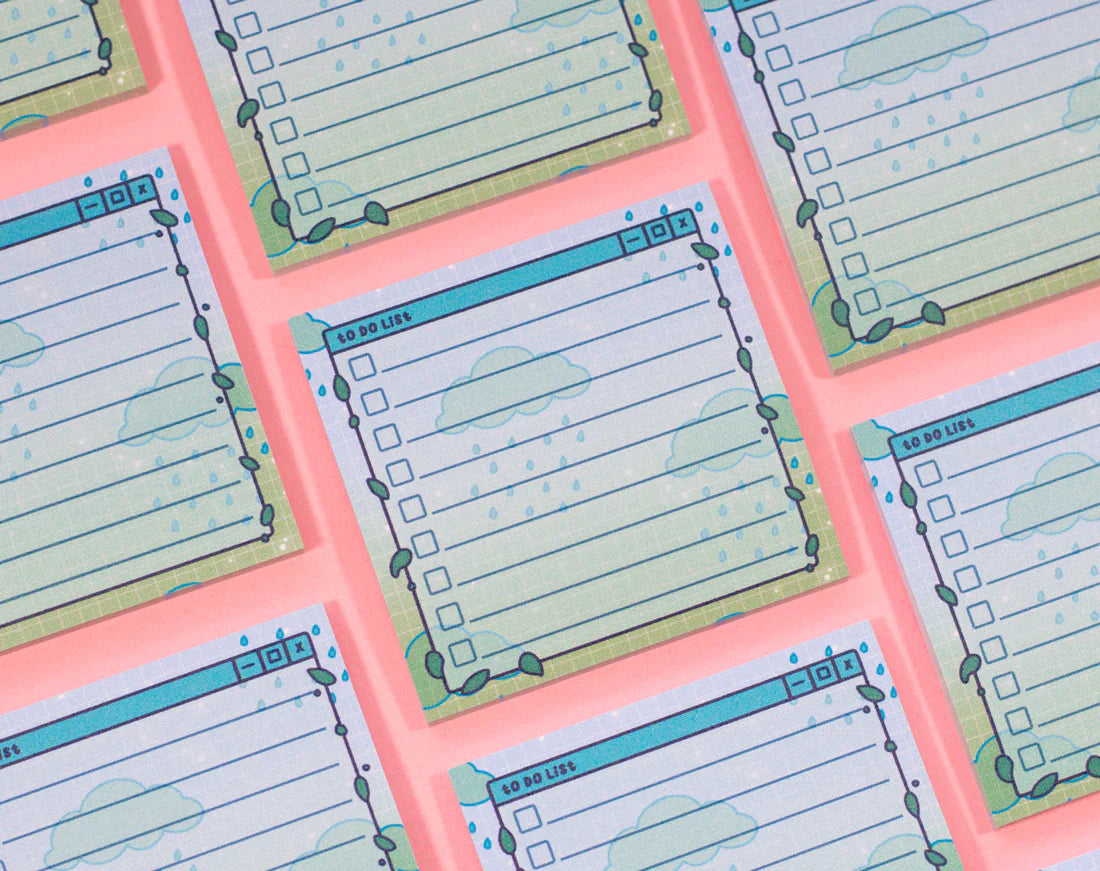 Rainy Day Sticky Notes