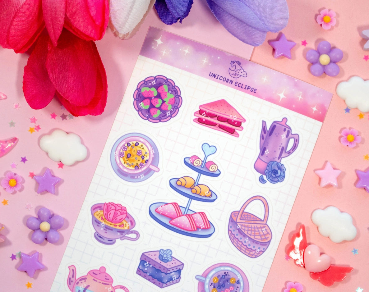 Tea Party Sticker Sheet