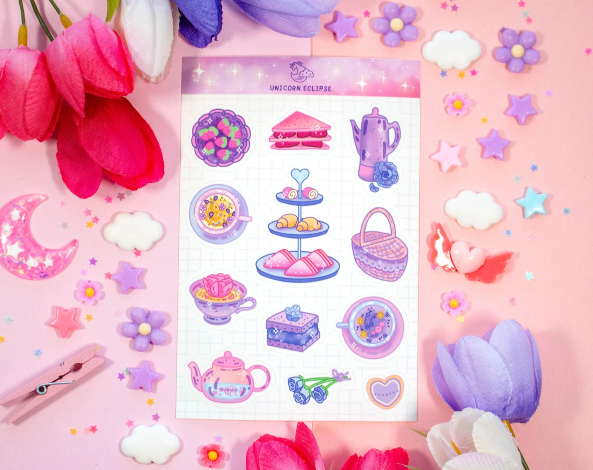 Tea Party Sticker Sheet