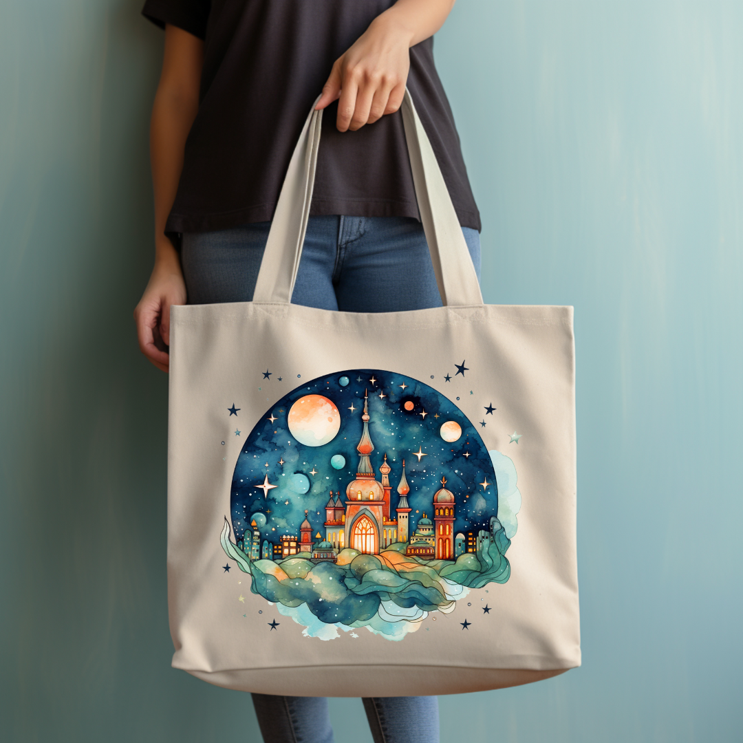 Full Moon Tote Bag