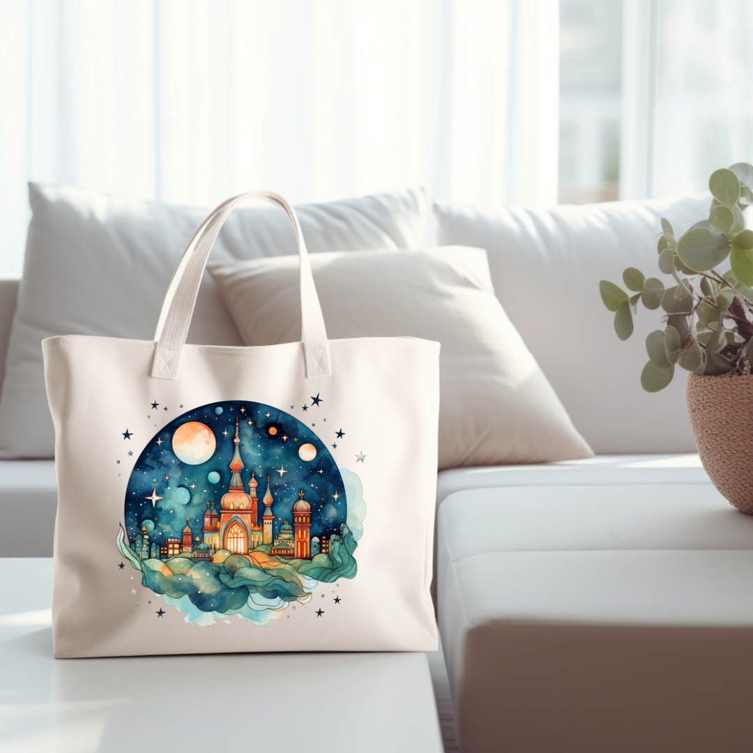 Full Moon Tote Bag