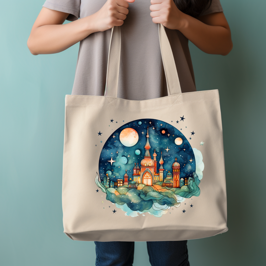 Full Moon Tote Bag