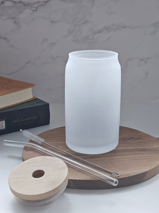 Personalised Glass Cup – Custom Sublimation Design