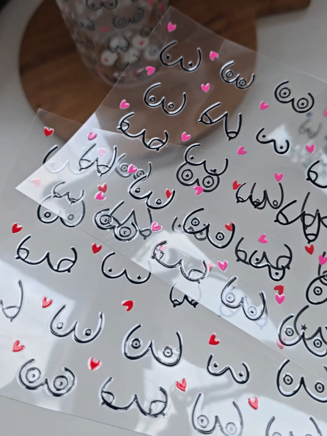 Tasse en Verre 'Body Love'