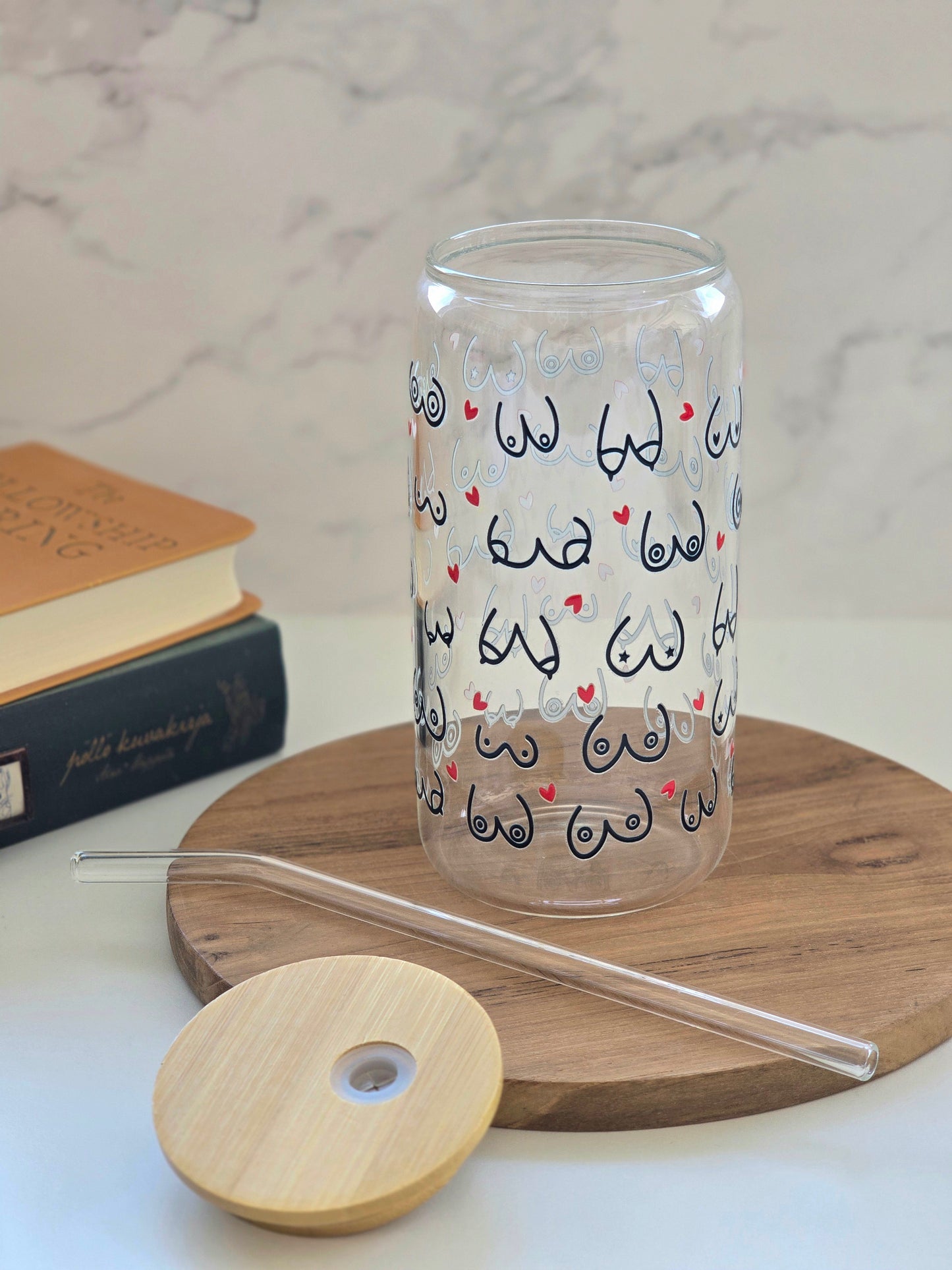 Tasse en Verre 'Body Love'