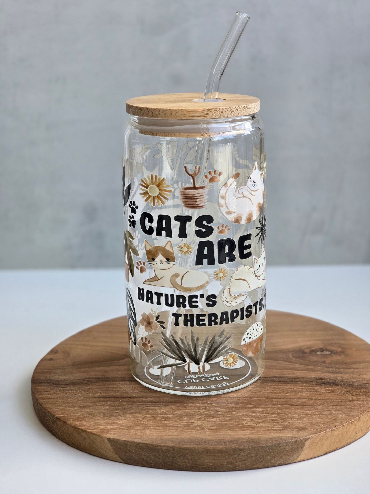 'Cats are Nature's Therapists' Tasse