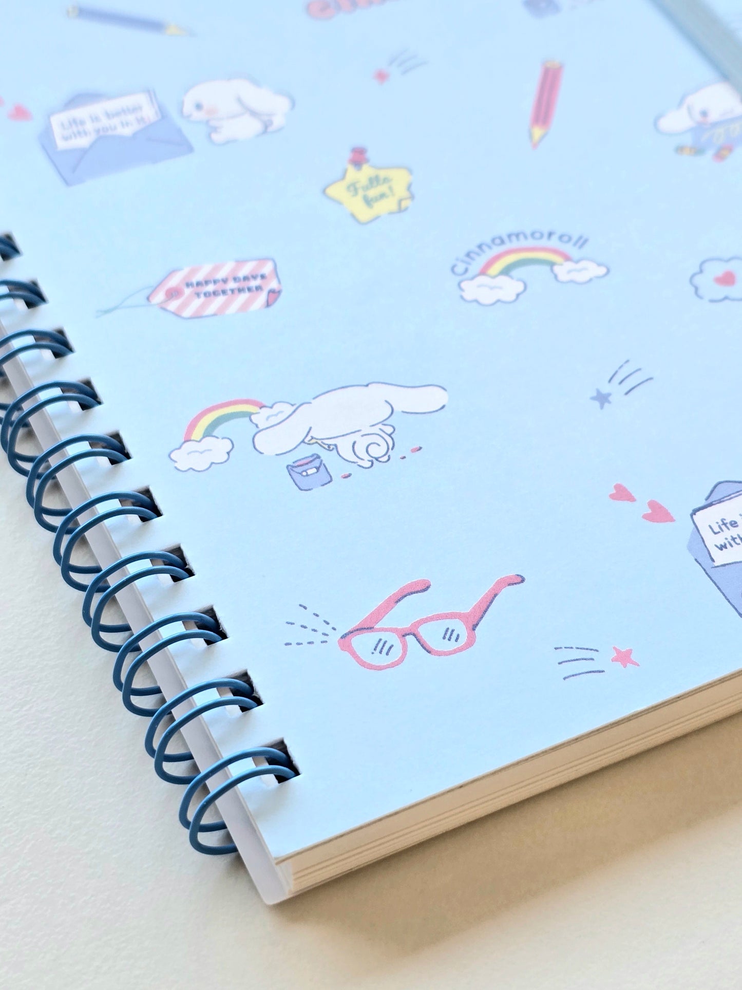 Offizielles Cinnamoroll Spiral-Notizbuch – Importiert aus Japan