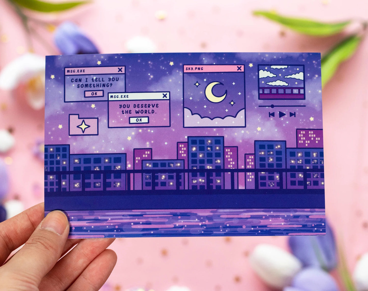 Virtual City Art Print