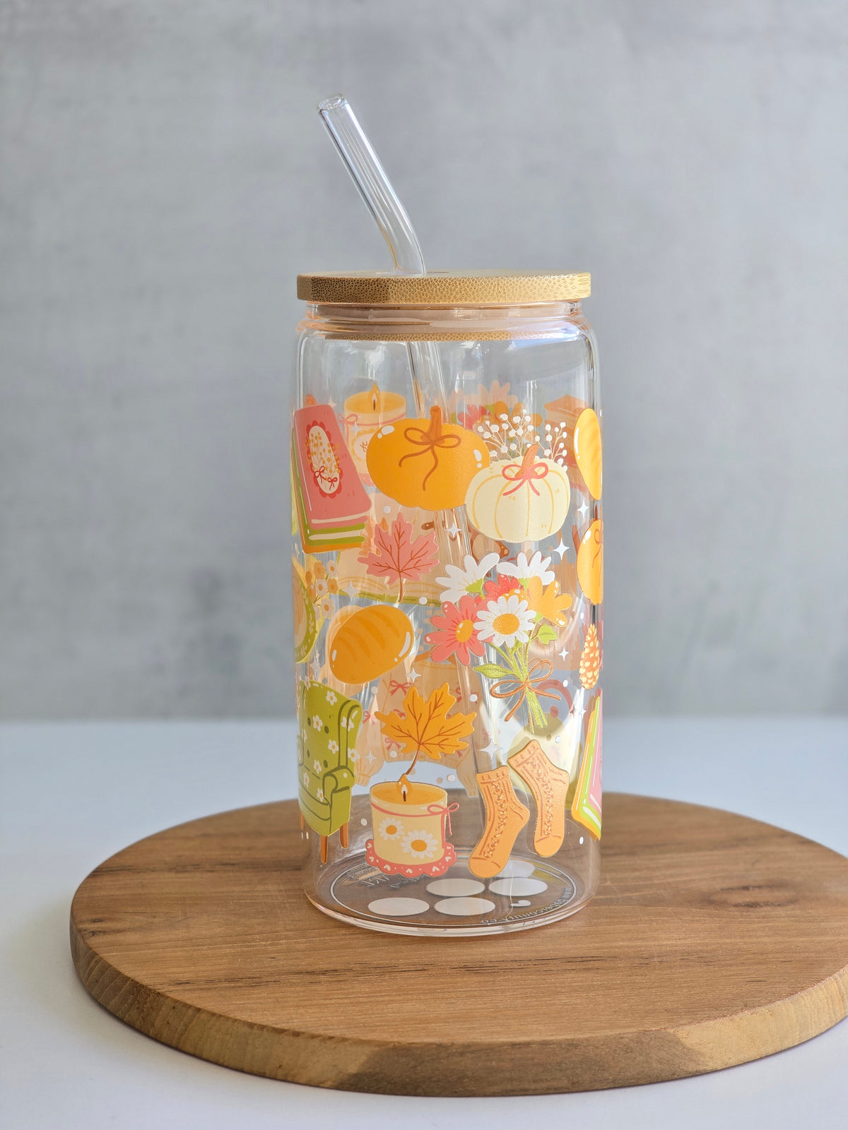 Cozy Cottage Glass Cup