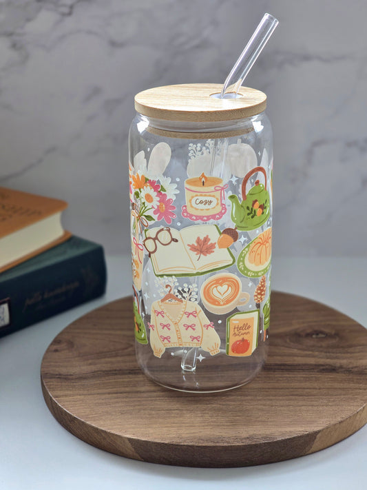 Cozy Cottage Glass Cup
