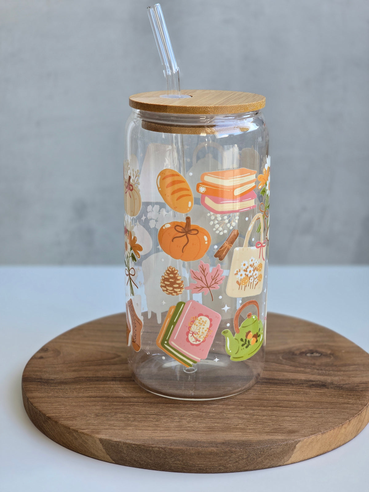 Cozy Cottage Glass Cup