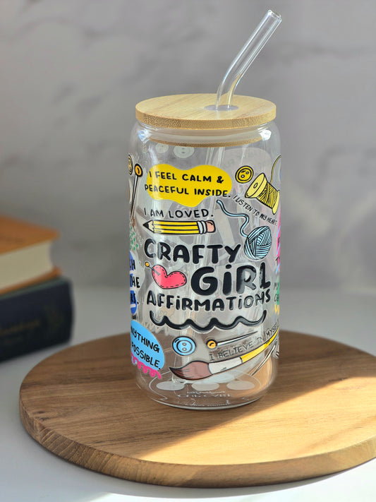 Crafty Girl Affirmations Cup