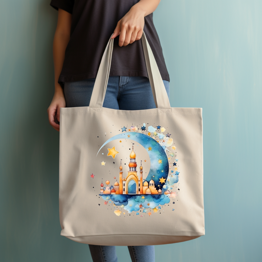 Nuit de Croissant de Lune Tote Bag