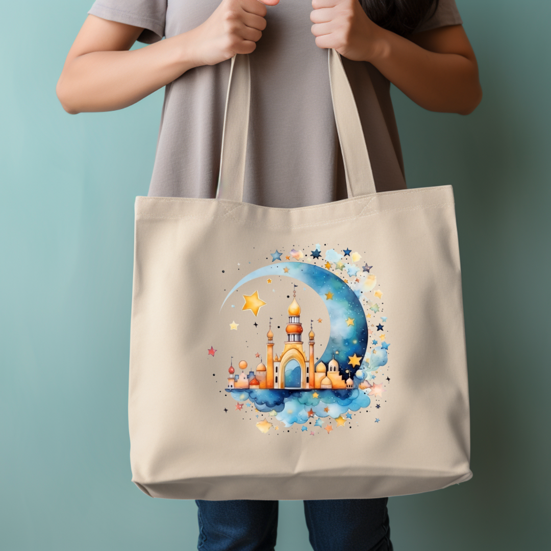 Nuit de Croissant de Lune Tote Bag