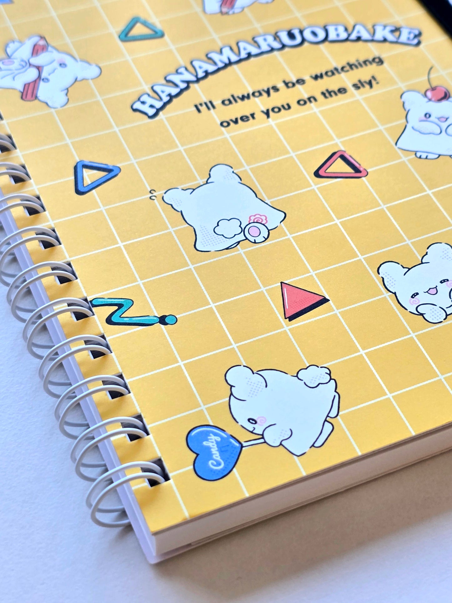Offizielles Hanamaruobake Spiral-Notizbuch – Importiert aus Japan