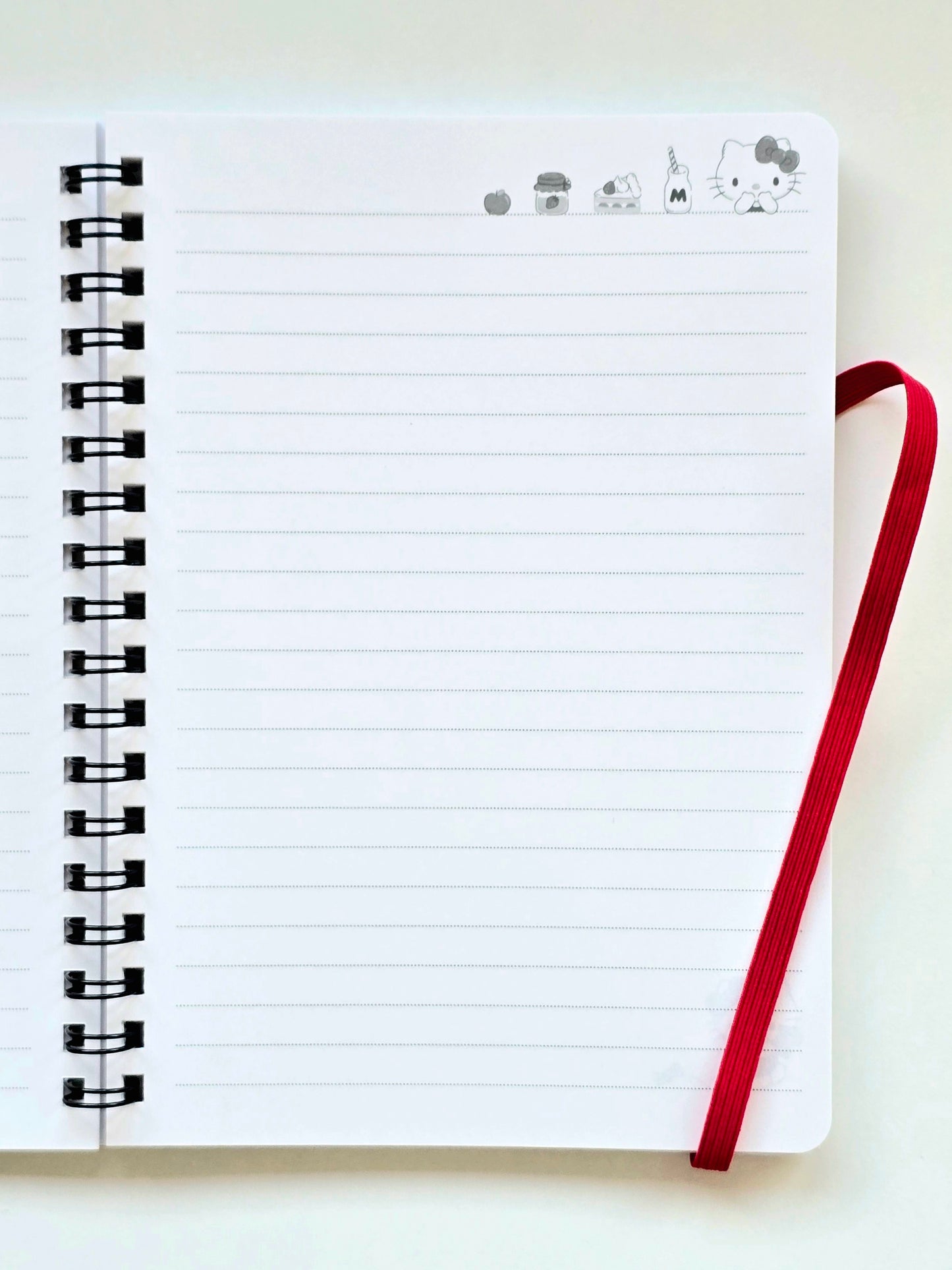 Offizielles Hello Kitty Spiral-Notizbuch – Importiert aus Japan