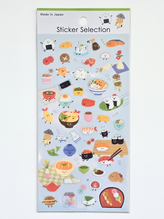 Japanese Food Sticker Sheet