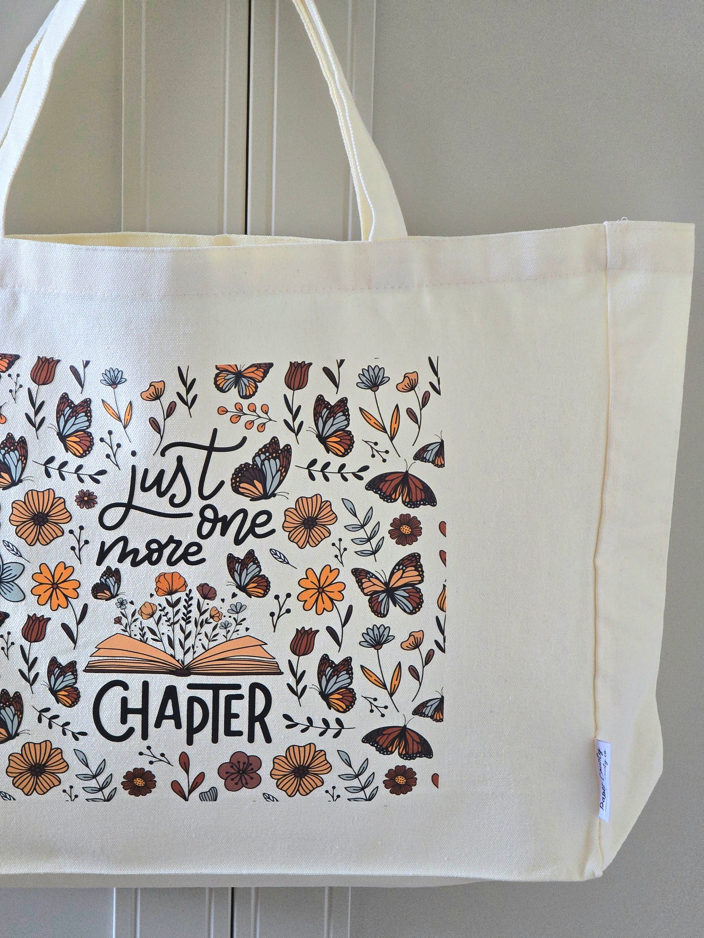 Just One More Chapter Tote Bag