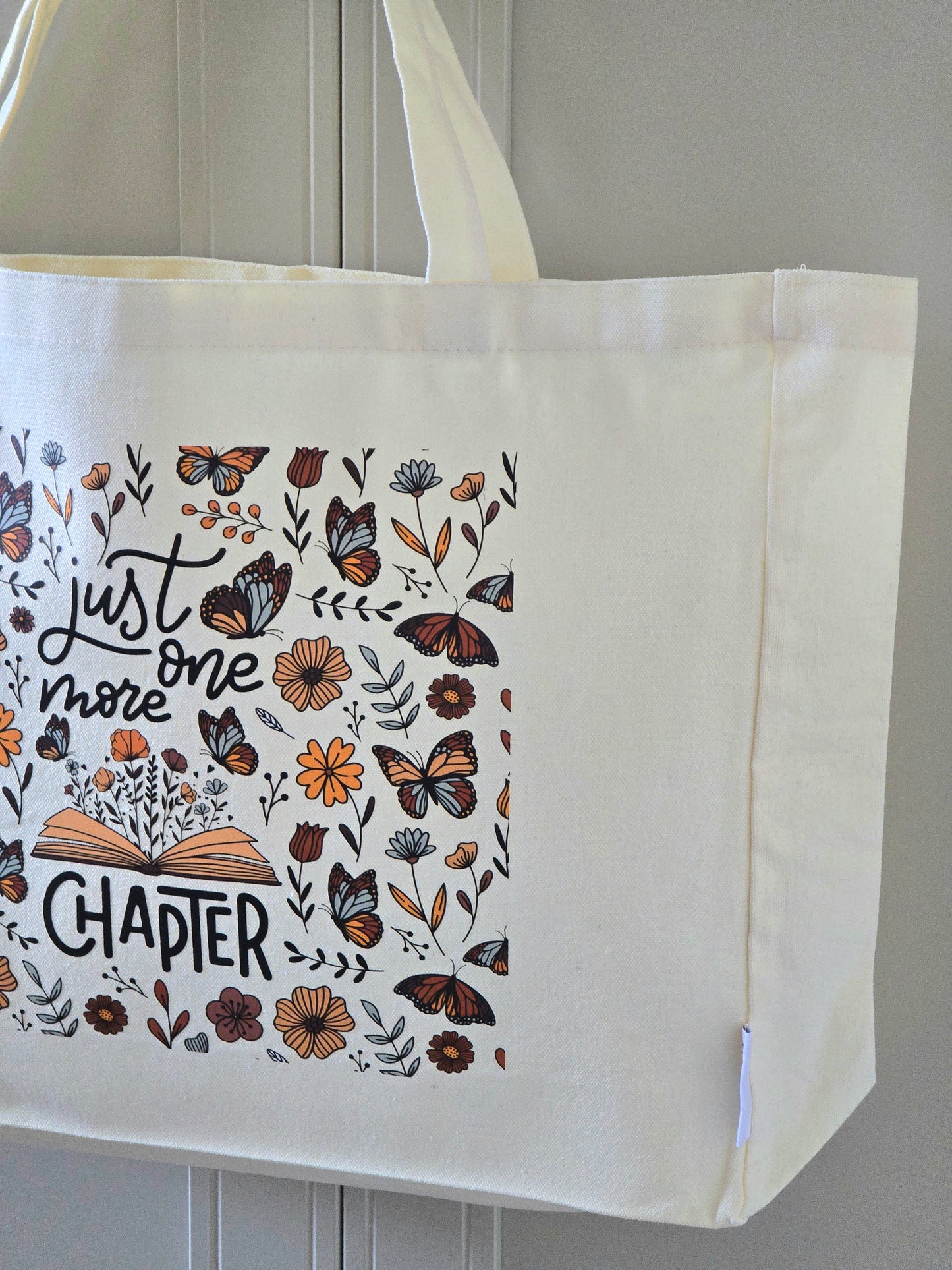 Just One More Chapter Tote Bag