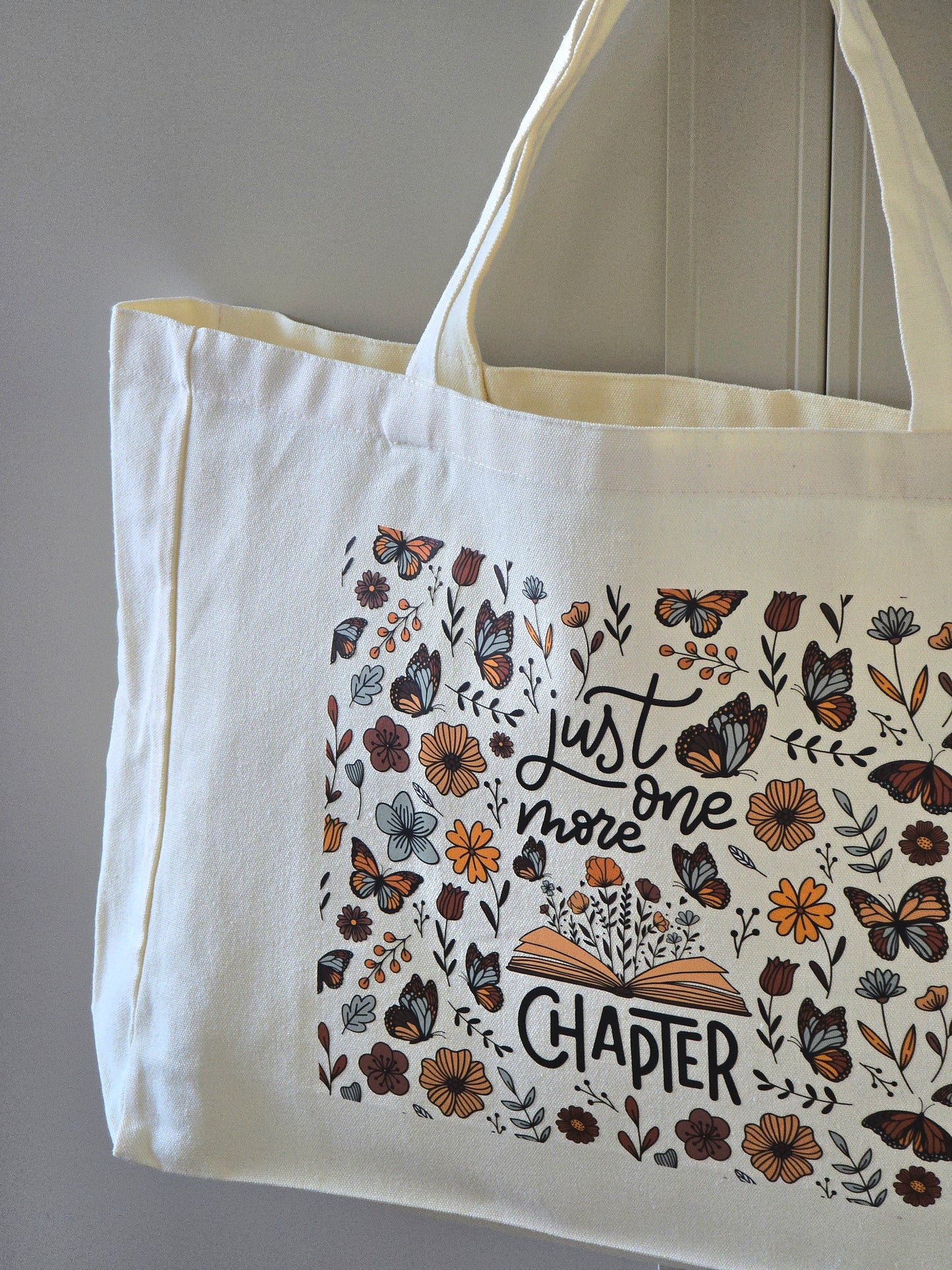 Just One More Chapter Tote Bag
