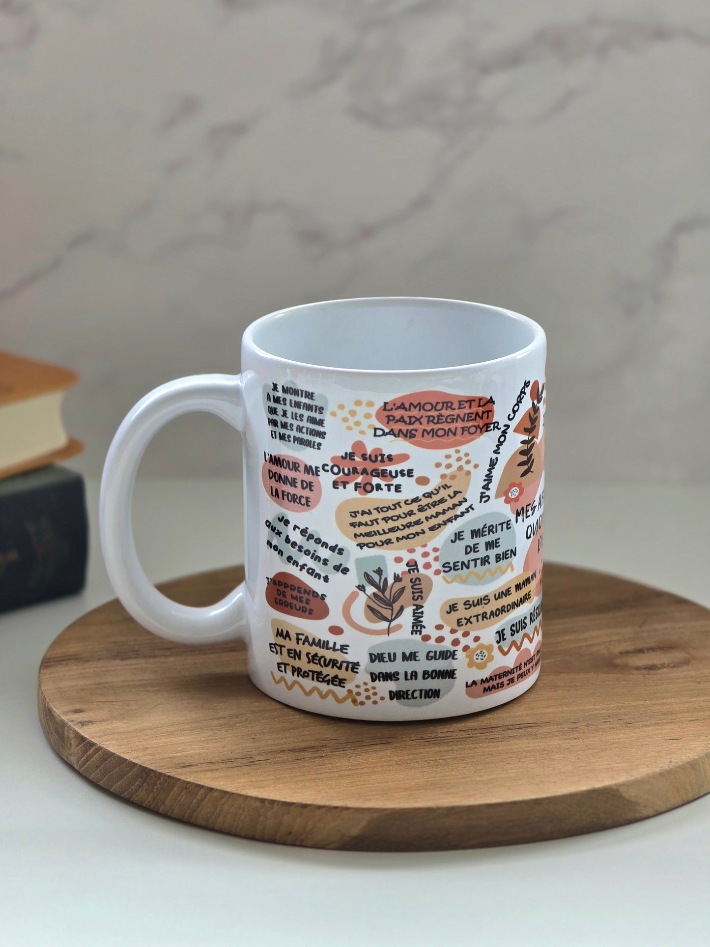 ‘Mes Affirmations Quotidiennes de Maman’ Mug