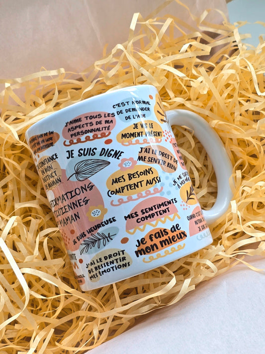 ‘Mes Affirmations Quotidiennes de Maman’ Mug