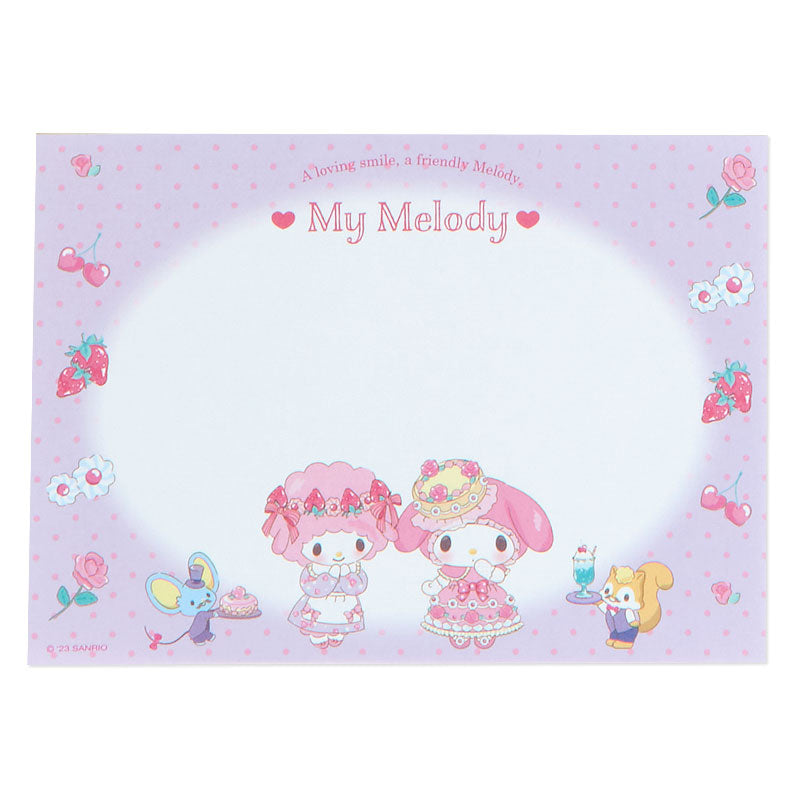 My Melody 8-Design Memo Pad with Stickers