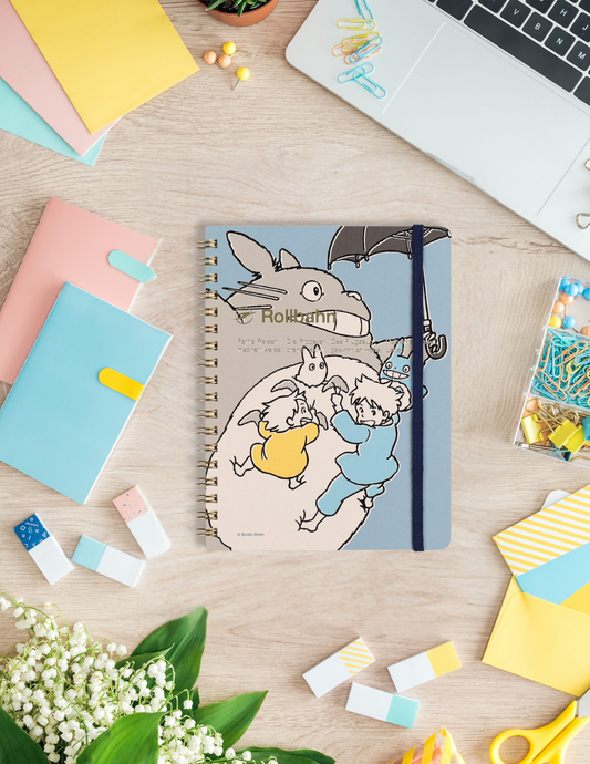 My Neighbor Totoro Rollbahn Spiral Notebook – Flying with Friends