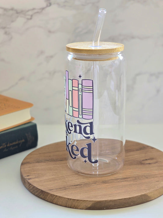 Tasse en Verre 'My Weekend is Fully Booked'