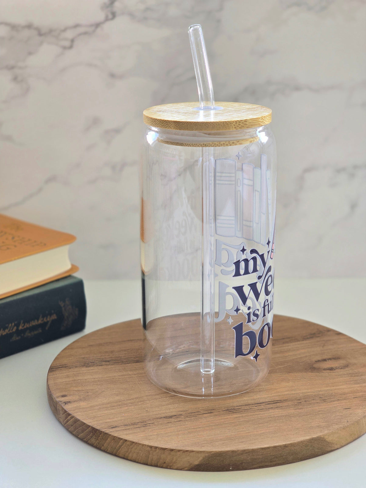 My Weekend is Fully Booked Glass Cup