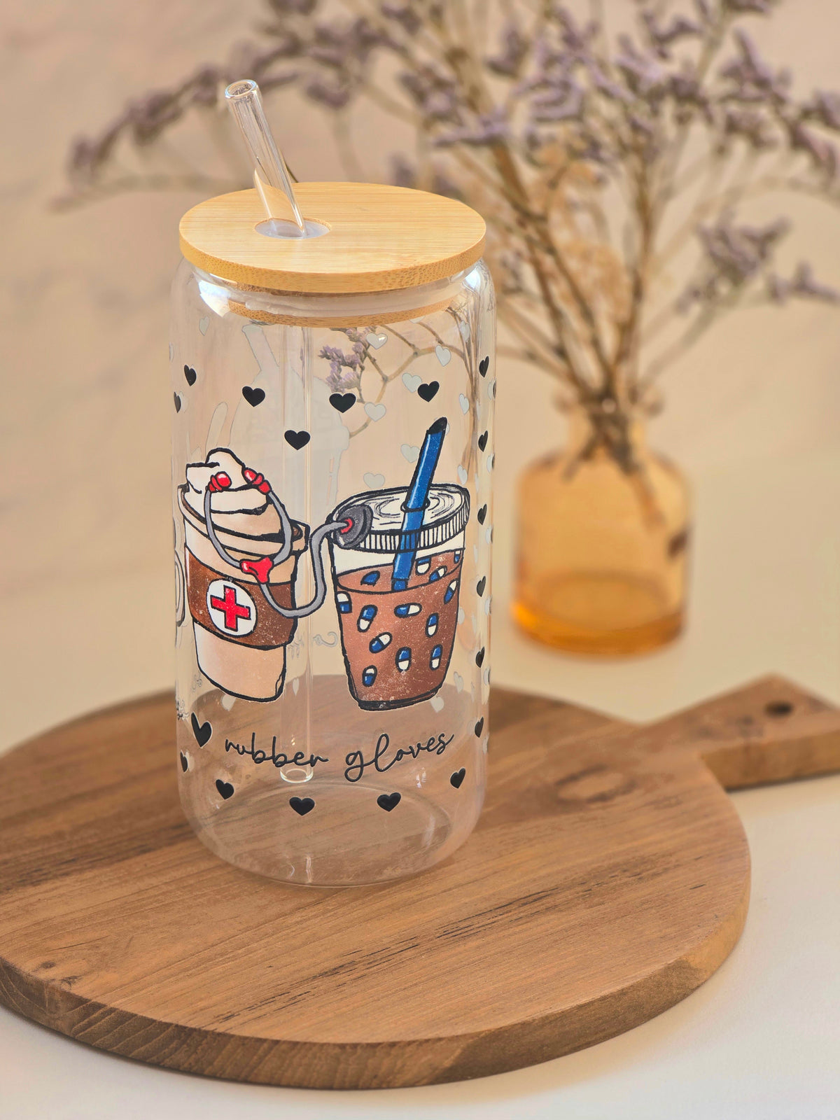 Nurse Fuel Glasbecher