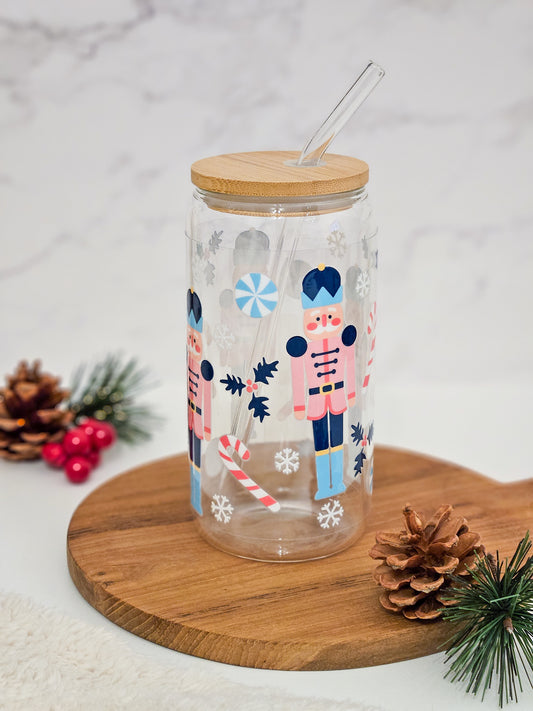 Nutcracker Glass Cup