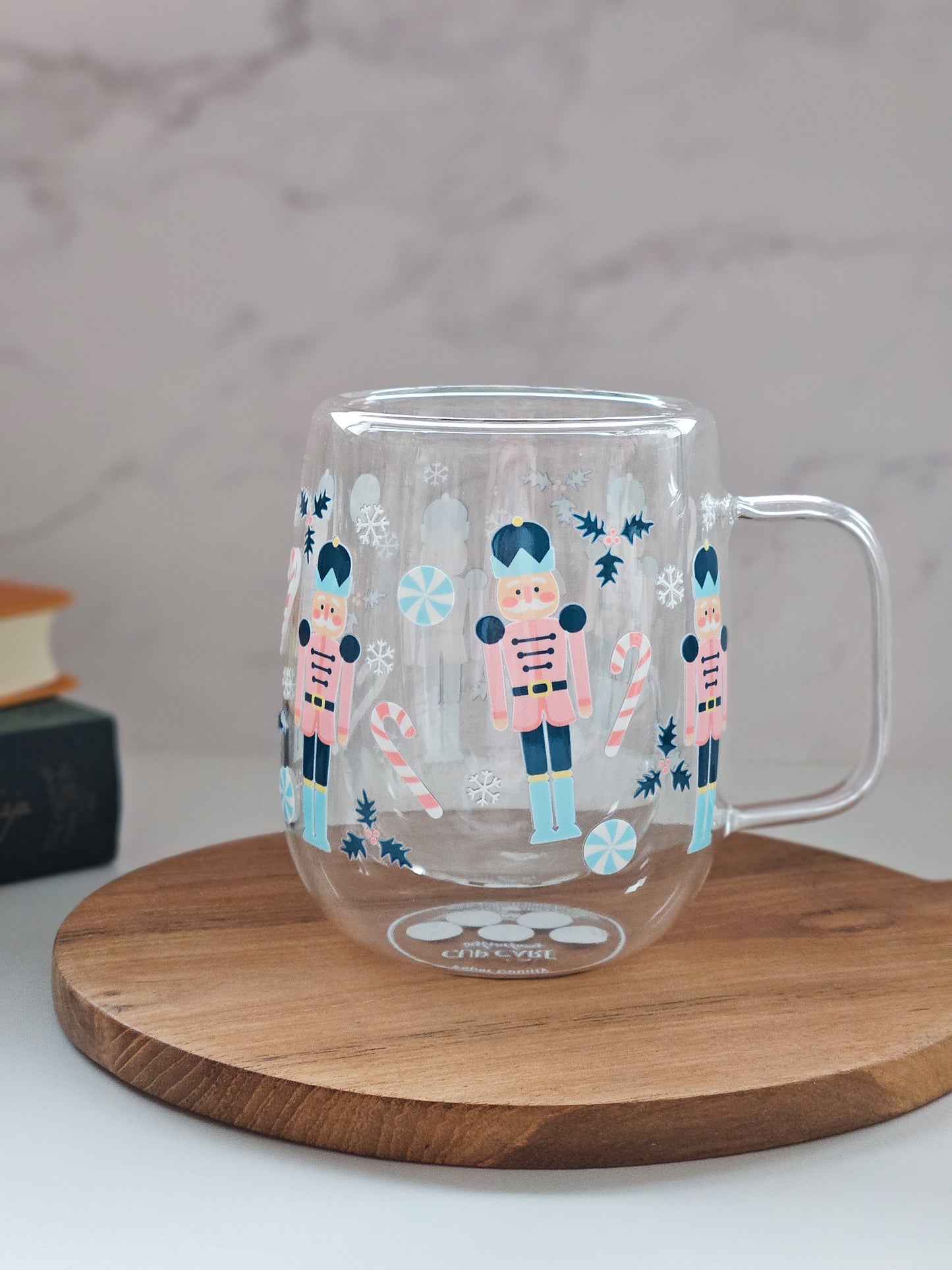 Mug en Verre Double Paroi Casse-Noisette