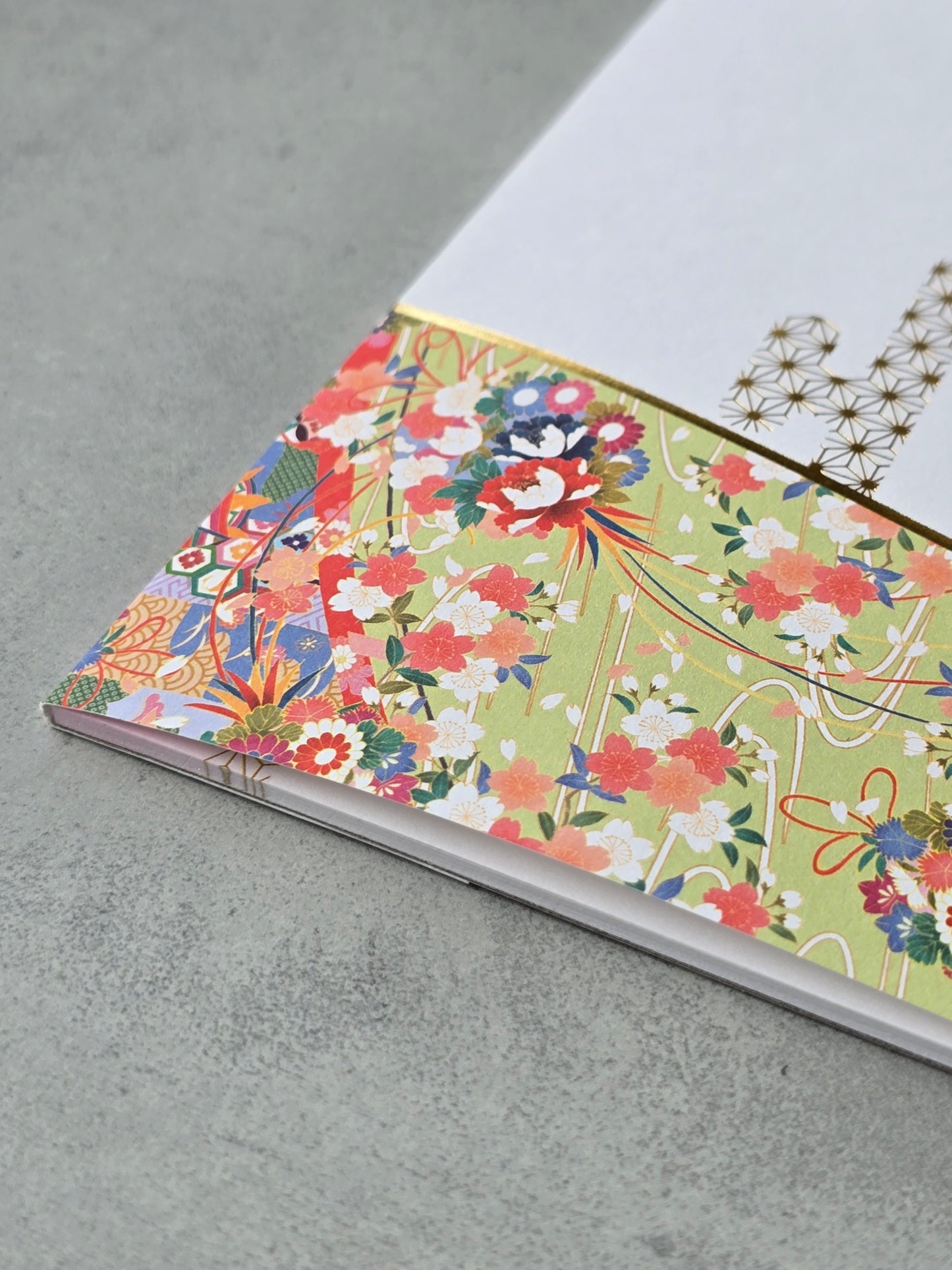 Origami Cranes and Cherry Blossoms Notepad