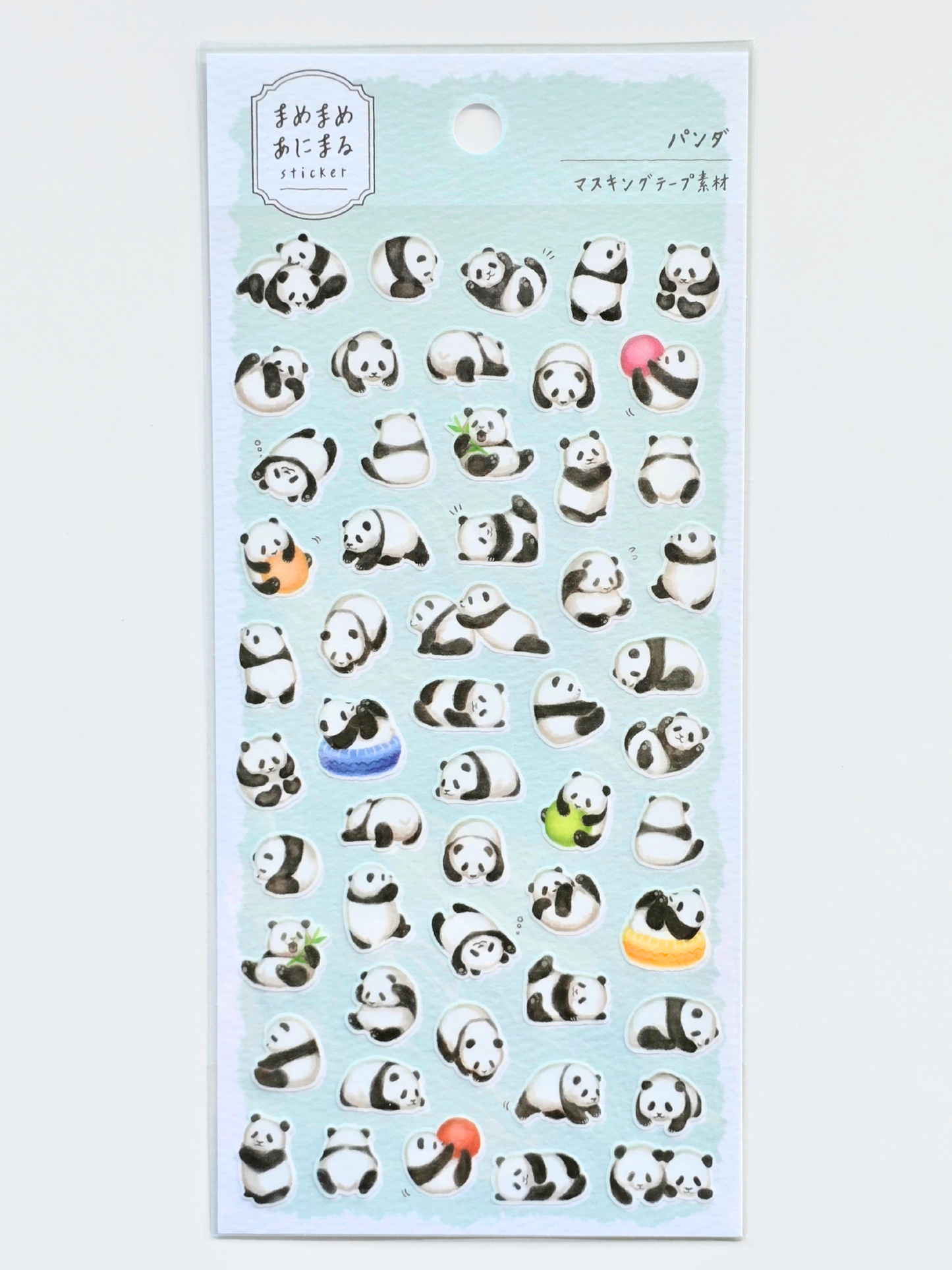 Panda Stickerbogen