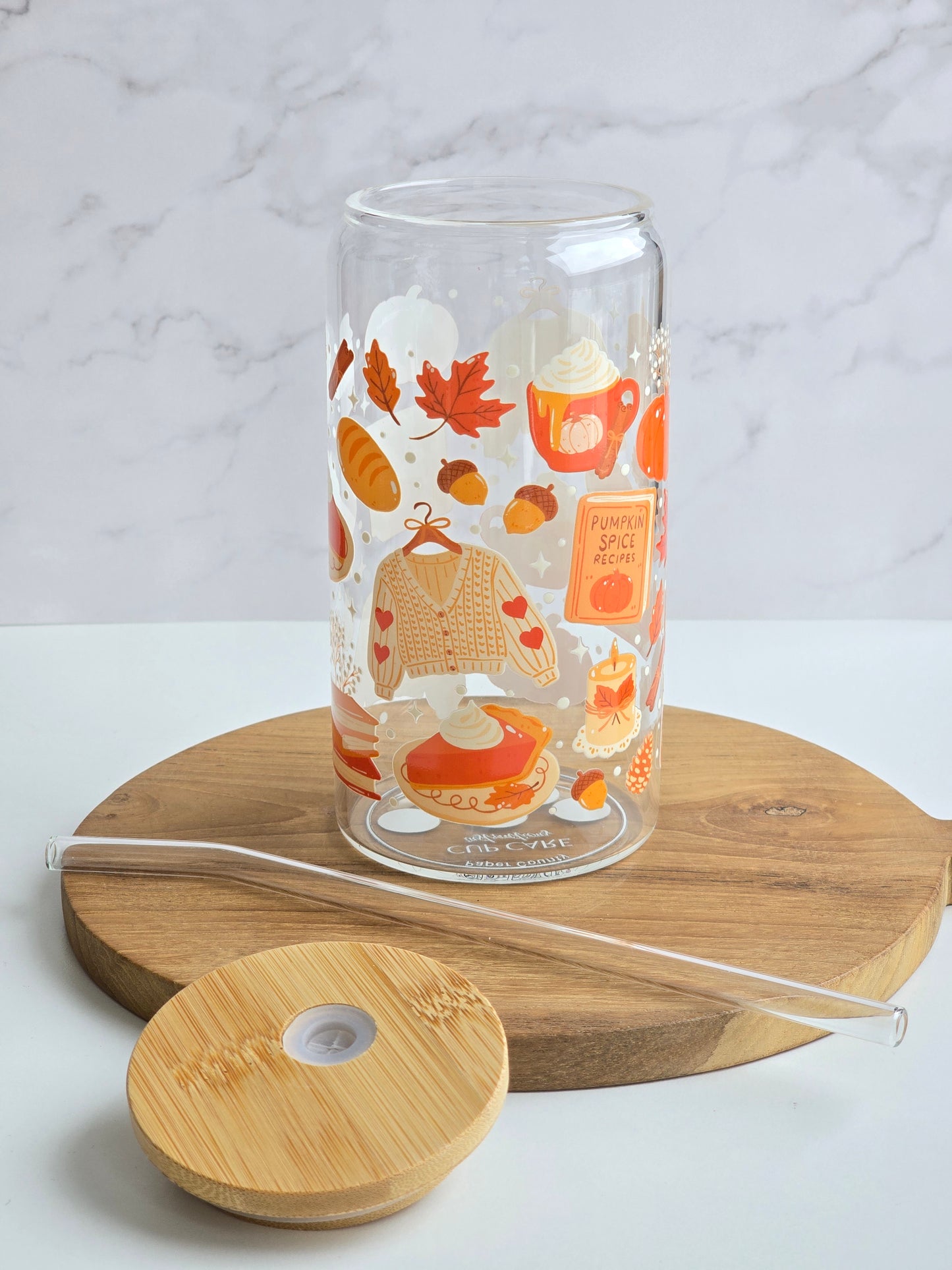 Tasse en Verre Pumpkin Spice