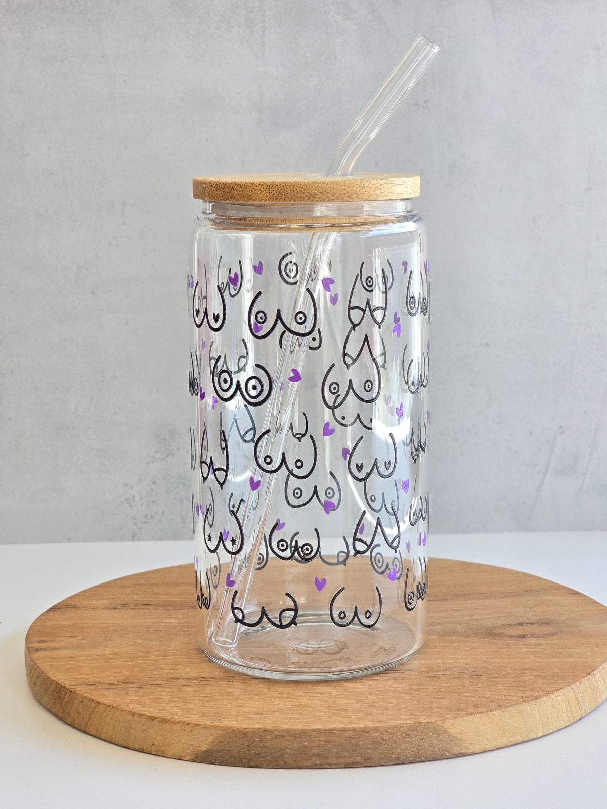 Body Love Glass Cup