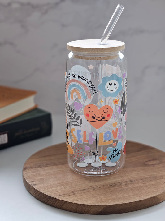 Self Love Glass Cup