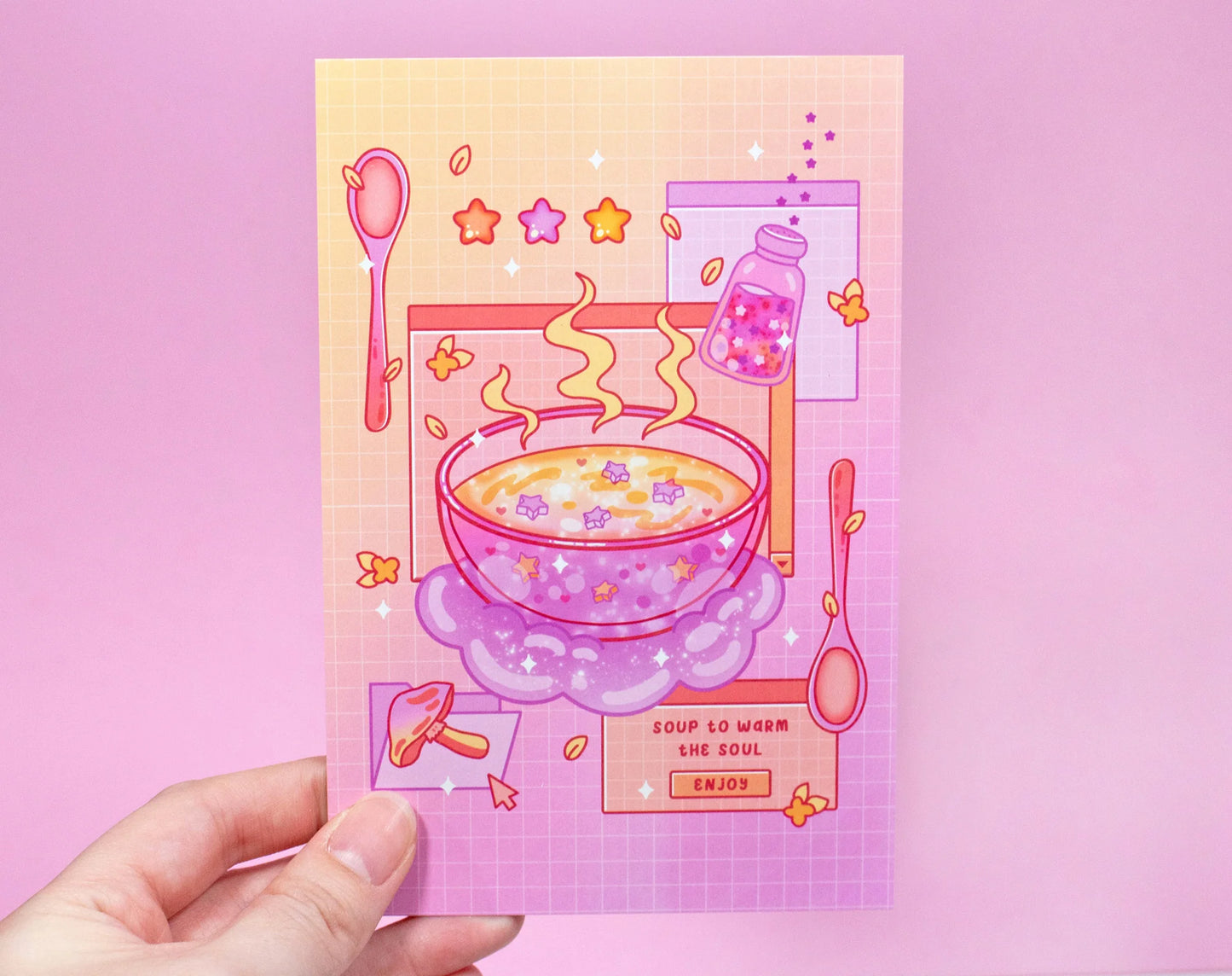 Soup Cafe Art Print