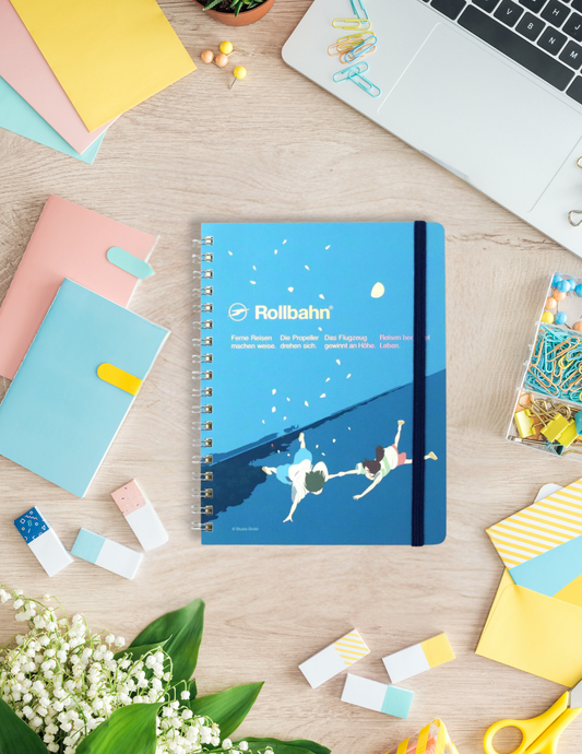 Spirited Away Rollbahn Spiral Notebook – Haku and Chihiro