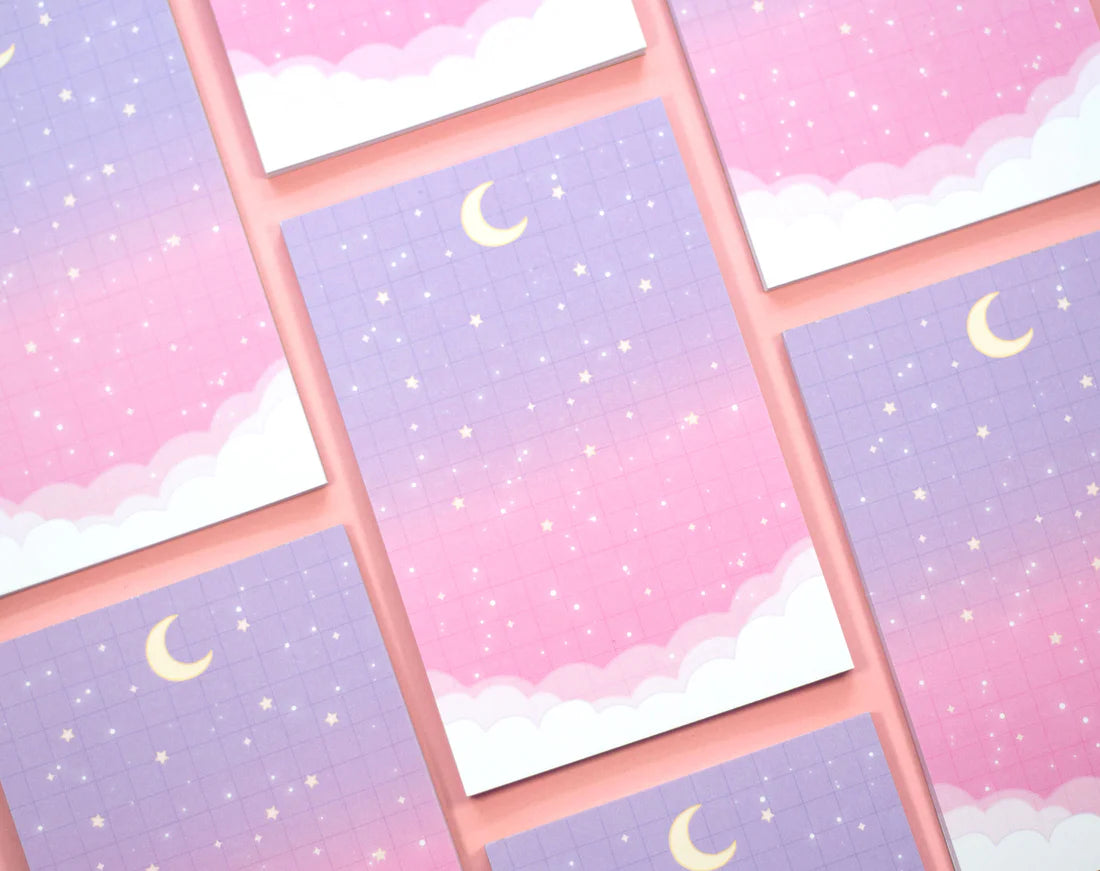 Starry Clouds Notepad