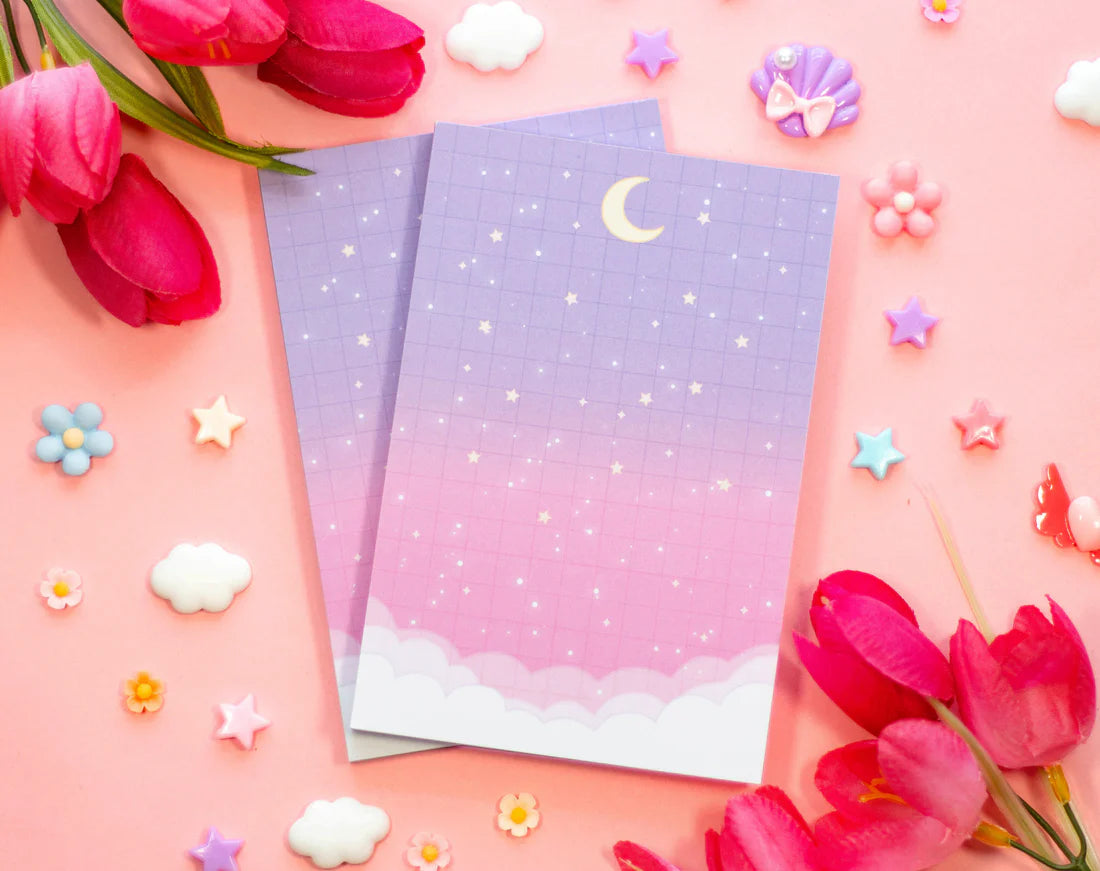 Starry Clouds Notepad
