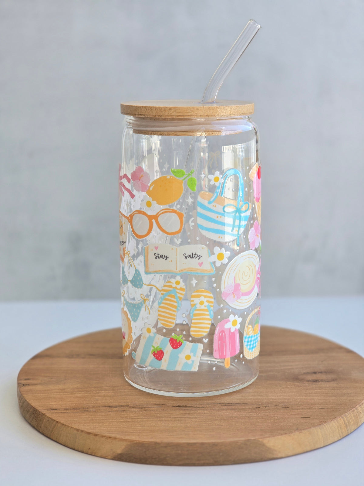 Sweet Summer Glass Cup