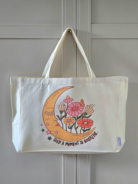 Take a Moment to Breathe Tote Bag