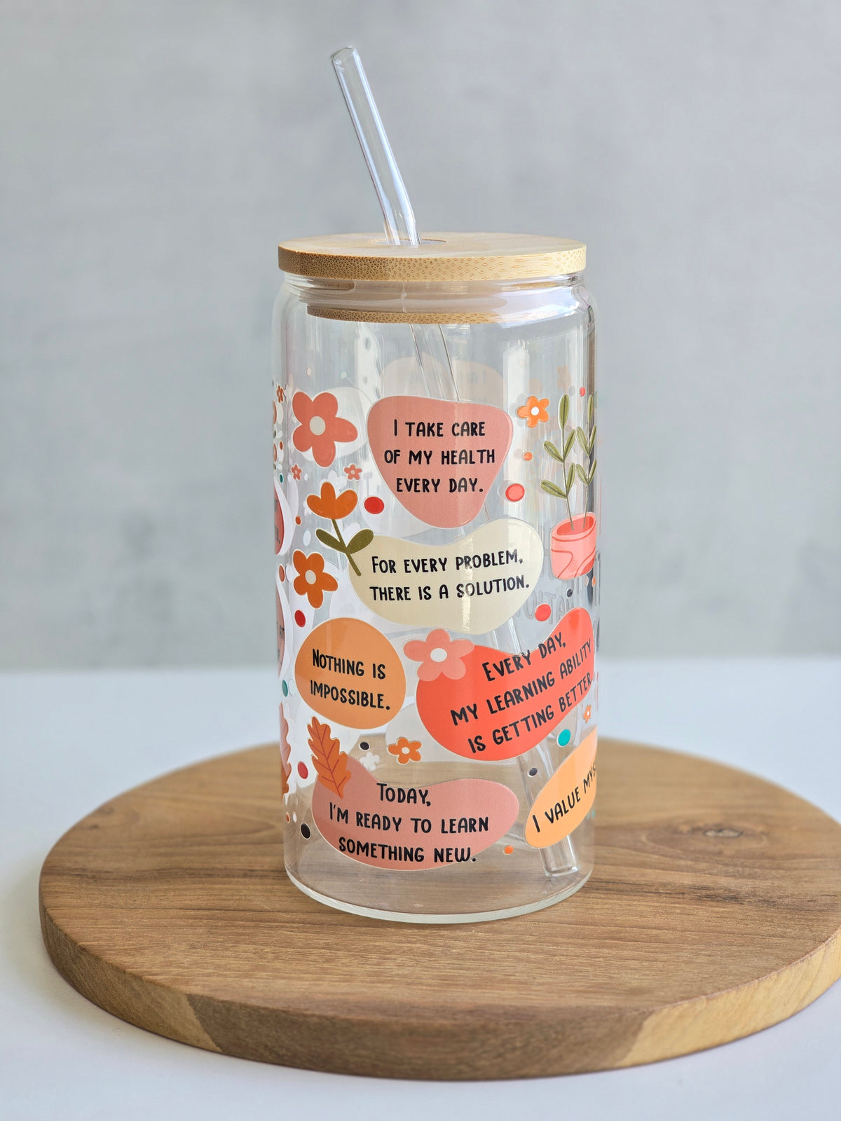 'Teacher Affirmations' Rainbow Cup